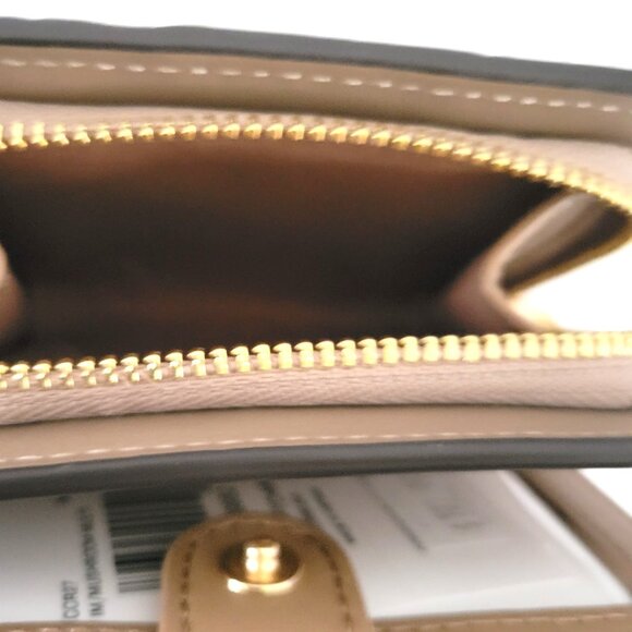 Coach CCR27 Snap Wallet Patchwork Small Clutch Mushroom Multi Mixed Materials - Picture 7 of 7